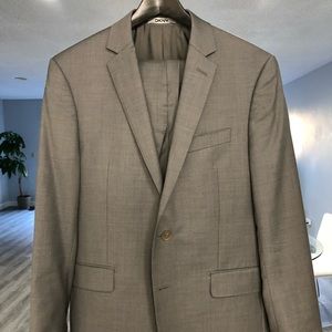 Gray DKNY slim fit suit